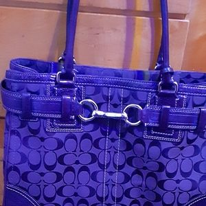 Coach Signature Hampton Carry-all tote